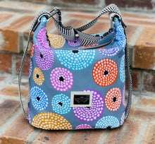 Load image into Gallery viewer, The Krystal Convertible Handbag in Modern Circles