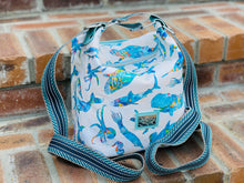 Load image into Gallery viewer, The Krystal Convertible Handbag in Sealife 1