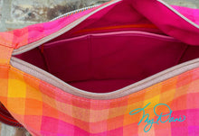 Load image into Gallery viewer, The Krystal Convertible Handbag in AG Pink Plaid