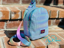 Load image into Gallery viewer, The Mavpack Sling Bag in Iridescent Light Blue