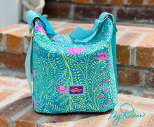 Load image into Gallery viewer, The Mini Krystal Convertible Handbag in Kaffe Turquoise