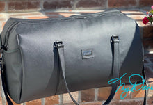 Load image into Gallery viewer, The Coalition Duffle Bag in Black Modern with Camo