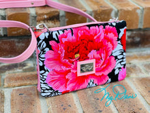 Load image into Gallery viewer, The Bend and Snap Clutch in Hot Pink Floral