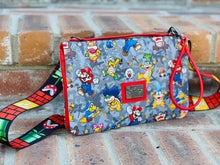 Load image into Gallery viewer, The Bend and Snap Clutch Crossbody Bag in Mario Bros