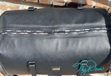 Load image into Gallery viewer, The Coalition Duffle Bag in Black Modern with Camo