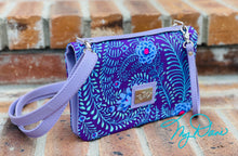 Load image into Gallery viewer, The Bend and Snap Clutch in Lavendar Floral