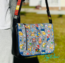 Load image into Gallery viewer, The Morgan Messenger Bag in Mario