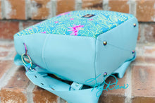 Load image into Gallery viewer, The Mini Guardian Anti-Theft Backpack in Kaffe Turquoise
