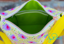 Load image into Gallery viewer, The Mini Krystal Convertible Handbag in yellow Floral Boho