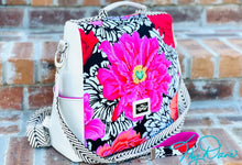 Load image into Gallery viewer, The Guardian Anti-Theft Backpack in Kaffe Hot Pink Floral
