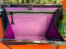 Load image into Gallery viewer, The Ashley Clutch in Lace Black