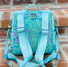 Load image into Gallery viewer, The Mini Guardian Anti-Theft Backpack in Kaffe Turquoise