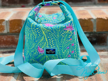 Load image into Gallery viewer, The Mini Krystal Convertible Handbag in Kaffe Turquoise