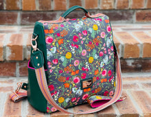 Load image into Gallery viewer, The Guardian Anti-Theft Backpack in Grey Floral