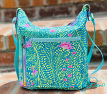 Load image into Gallery viewer, The Mini Krystal Convertible Handbag in Kaffe Turquoise