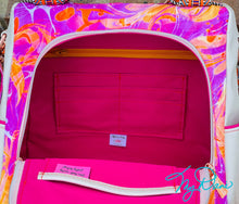 Load image into Gallery viewer, The Guardian Anti-Theft Backpack in Hot Pink Swirl