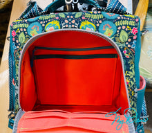 Load image into Gallery viewer, The Guardian Anti-Theft Backpack in Green Boho Floral