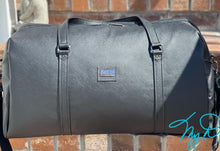 Load image into Gallery viewer, The Coalition Duffle Bag in Black Modern with Camo