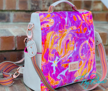Load image into Gallery viewer, The Guardian Anti-Theft Backpack in Hot Pink Swirl