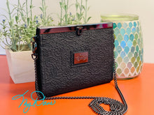 Load image into Gallery viewer, The Ashley Clutch in Lace Black