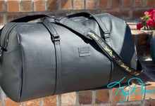 Load image into Gallery viewer, The Coalition Duffle Bag in Black Modern with Camo