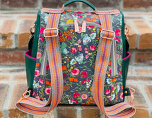 Load image into Gallery viewer, The Guardian Anti-Theft Backpack in Grey Floral