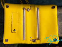 Load image into Gallery viewer, The Bend and Snap Clutch in Rainbow Flowers