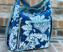 Load image into Gallery viewer, The Krystal Convertible Handbag in Magnolia Floral