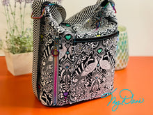 Load image into Gallery viewer, The Mini Krystal Convertible Handbag in Tula Peacock