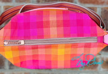 Load image into Gallery viewer, The Krystal Convertible Handbag in AG Pink Plaid