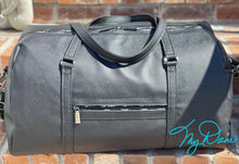 Load image into Gallery viewer, The Coalition Duffle Bag in Black Modern with Camo