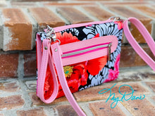 Load image into Gallery viewer, The Bend and Snap Clutch in Hot Pink Floral