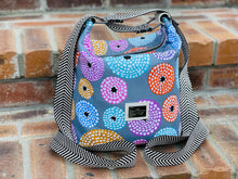 Load image into Gallery viewer, The Krystal Convertible Handbag in Modern Circles
