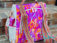 Load image into Gallery viewer, The Guardian Anti-Theft Backpack in Hot Pink Swirl

