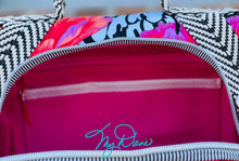 Load image into Gallery viewer, The Guardian Anti-Theft Backpack in Kaffe Hot Pink Floral
