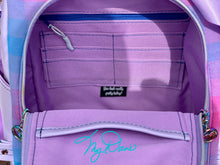 Load image into Gallery viewer, The Mini Guardian Anti-Theft Backpack in Purple Plaid
