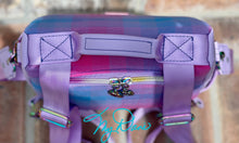 Load image into Gallery viewer, The Mini Guardian Anti-Theft Backpack in Purple Plaid
