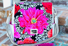 Load image into Gallery viewer, The Guardian Anti-Theft Backpack in Kaffe Hot Pink Floral
