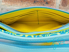 Load image into Gallery viewer, The Plumeria Crossbody in Kaffe Turquoise
