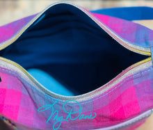 Load image into Gallery viewer, The Krystal Convertible Handbag in AG Purple Plaid
