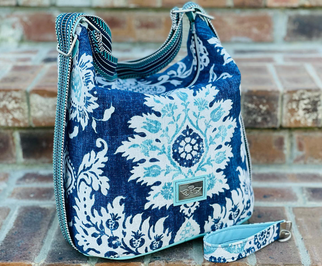 The Krystal Convertible Handbag in Magnolia Floral
