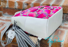 Load image into Gallery viewer, The Guardian Anti-Theft Backpack In Geo Hot pink
