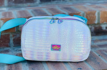 Load image into Gallery viewer, The Louie Waistbag/Crossbody in Iridescent White

