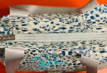Load image into Gallery viewer, The Hope Handbag in Blue Leopard
