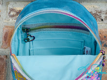 Load image into Gallery viewer, The MavPack in Turquoise Sparkle and bright Floral
