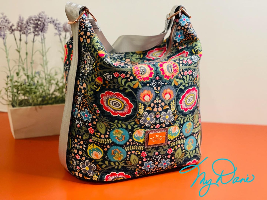 The Krystal Convertible Handbag in Boho Floral