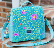 Load image into Gallery viewer, The Mini Guardian Anti-Theft Backpack in Kaffe Turquoise
