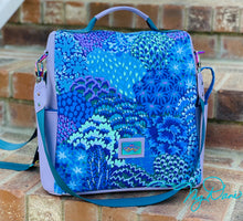 Load image into Gallery viewer, The Guardian Anti-Theft Backpack in Blue/ Lavender
