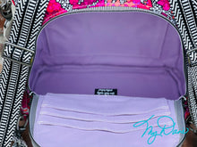 Load image into Gallery viewer, The Guardian Anti-Theft Backpack In Geo Hot pink
