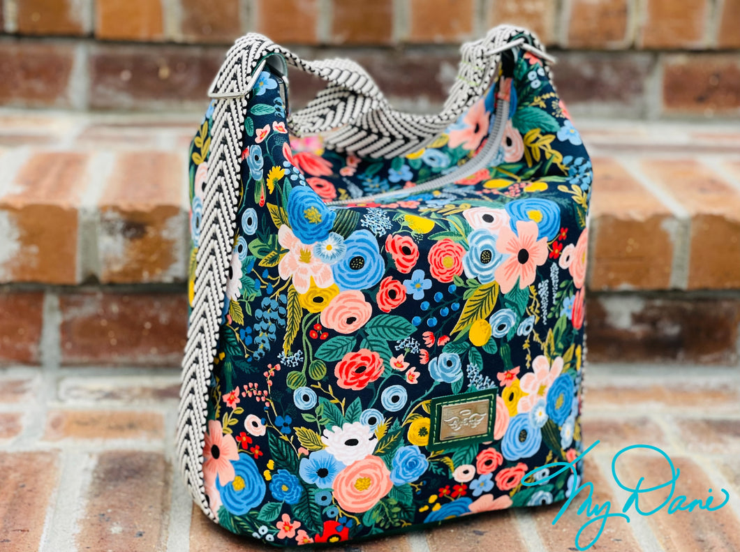 The Krystal Convertible Handbag in Floral Rifle Paper